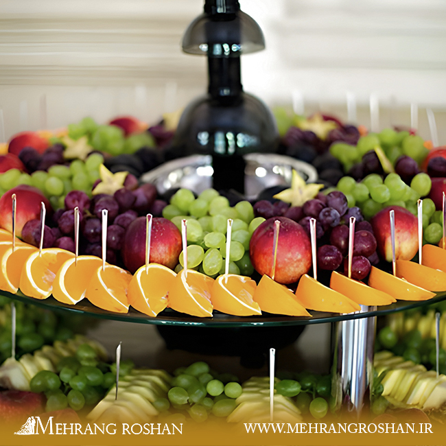 خدمات میوه‌آرایی و سرو میوه در تشریفات مجالس