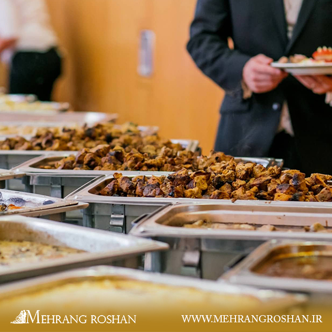 خدمات پذیرایی شام در تالار قصر شباهنگ