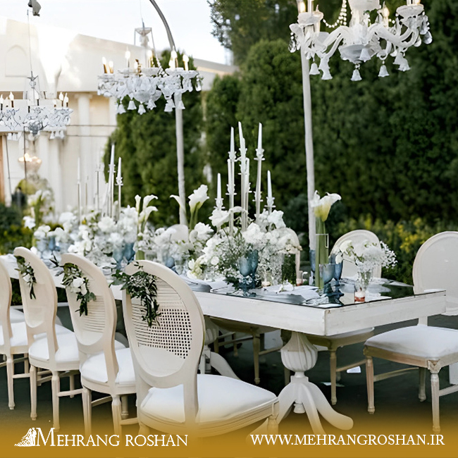 تشریفات لوکس در تالار قصر شباهنگ رشت