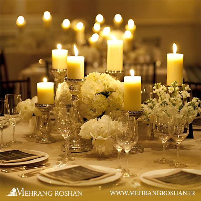 گل‌آرایی، شمع‌آرایی و نورپردازی در قصر شباهنگ چطور انجام می‌شود